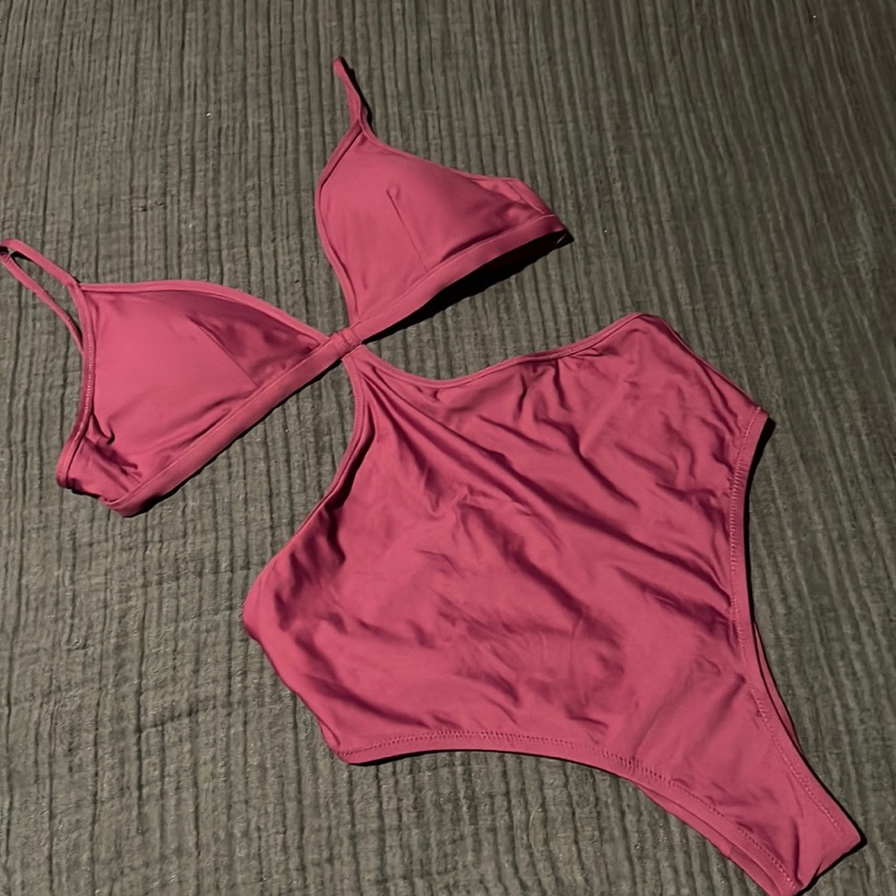 J Crew Iris one-piece swimsuit with cutouts sz 12 like new!